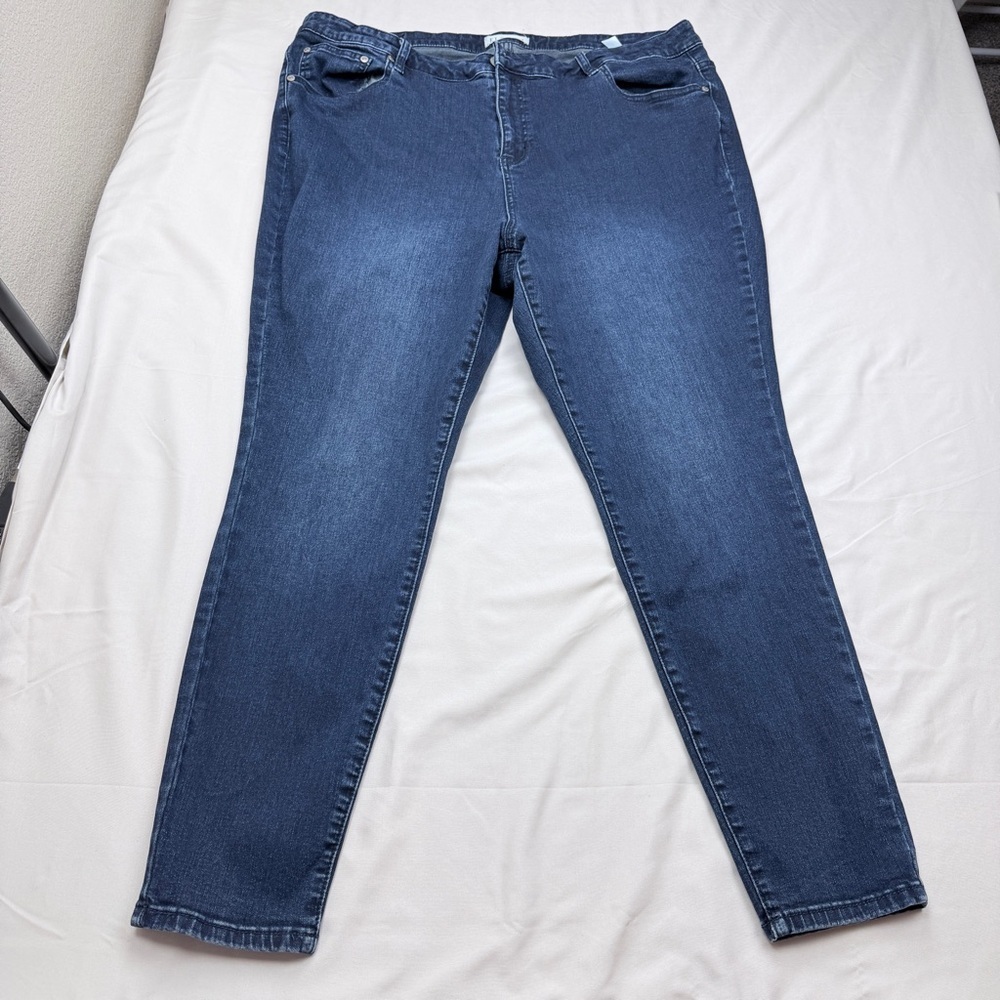 Eloquii Dark Blue Skinny Jeans